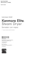 Предварительный просмотр 1 страницы Kenmore 796.8159 series Use & Care Manual