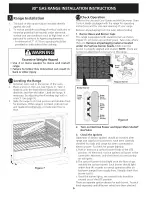 Preview for 6 page of Kenmore 7961 - Pro 30 in. Gas Range Installation Instructions Manual