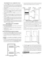 Предварительный просмотр 11 страницы Kenmore 7972 - 700 7.5 cu. Ft. Capacity Gas Dryer Installation Instructions Manual