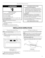 Предварительный просмотр 5 страницы Kenmore 8206198 Installation Instructions Manual