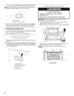 Предварительный просмотр 10 страницы Kenmore 8206198 Installation Instructions Manual