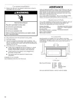 Предварительный просмотр 12 страницы Kenmore 8206198 Installation Instructions Manual