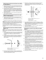 Предварительный просмотр 21 страницы Kenmore 8206198 Installation Instructions Manual