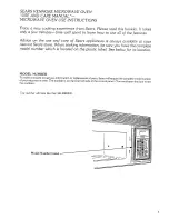 Preview for 5 page of Kenmore 85951 Use And Care Manual