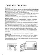 Preview for 56 page of Kenmore 86951 Use And Care Manual