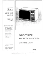 Kenmore 87451 Use And Care Manual preview