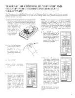 Предварительный просмотр 17 страницы Kenmore 87451 Use And Care Manual