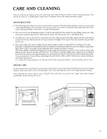 Предварительный просмотр 19 страницы Kenmore 87451 Use And Care Manual