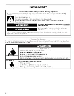 Предварительный просмотр 4 страницы Kenmore 880.542 Series Use & Care Manual