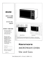 Preview for 1 page of Kenmore 88329 Use And Care Manual