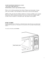 Preview for 5 page of Kenmore 88329 Use And Care Manual