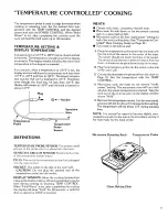 Preview for 17 page of Kenmore 88329 Use And Care Manual