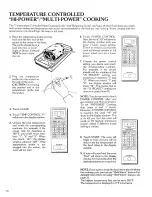 Preview for 20 page of Kenmore 88329 Use And Care Manual