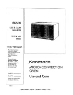 Kenmore 88963 Use And Care Manual предпросмотр