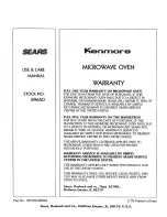 Предварительный просмотр 54 страницы Kenmore 89650 Use And Care Manual And Cookbook