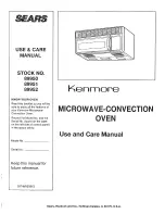 Предварительный просмотр 1 страницы Kenmore 89950 Use And Care Manual