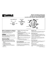 Kenmore 90872 Function Manual preview