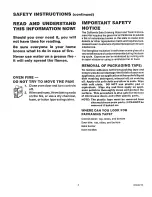 Предварительный просмотр 5 страницы Kenmore 911.30429 Use & Care Manual