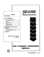 Предварительный просмотр 23 страницы Kenmore 911.30429 Use & Care Manual