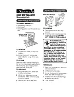 Предварительный просмотр 19 страницы Kenmore 911.40465 Owner'S Manual