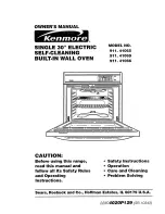 Kenmore 911.41065 Owner'S Manual preview