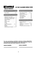 Preview for 2 page of Kenmore 911.41185 Owner'S Manual