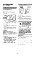 Предварительный просмотр 24 страницы Kenmore 911.41885 Series Use & Care Manual