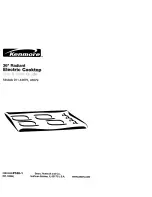 Предварительный просмотр 1 страницы Kenmore 911.43675 Use & Care Manual