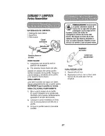 Предварительный просмотр 37 страницы Kenmore 911.46241 Series Use & Care Manual