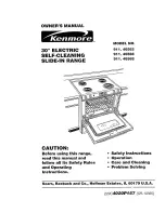 Предварительный просмотр 1 страницы Kenmore 911.46565 Owner'S Manual