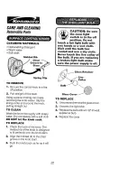 Предварительный просмотр 22 страницы Kenmore 911.46565 Owner'S Manual