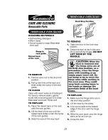 Предварительный просмотр 23 страницы Kenmore 911.46565 Owner'S Manual