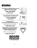 Предварительный просмотр 30 страницы Kenmore 911.46565 Owner'S Manual