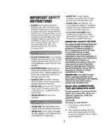 Preview for 4 page of Kenmore 911.47622 Use & Care Manual