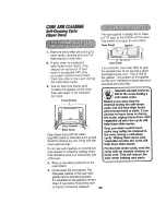 Предварительный просмотр 20 страницы Kenmore 911.47622 Use & Care Manual