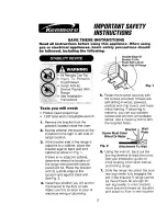 Preview for 3 page of Kenmore 911.62175 Owner'S Manual