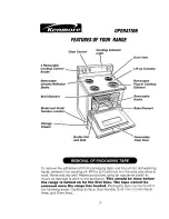 Preview for 7 page of Kenmore 911.62175 Owner'S Manual