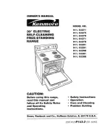 Kenmore 911.63271 Owner'S Manual preview