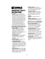 Preview for 5 page of Kenmore 911.63271 Owner'S Manual