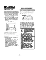 Preview for 16 page of Kenmore 911.63271 Owner'S Manual