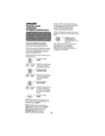 Предварительный просмотр 57 страницы Kenmore 911.9209 Series Use And Care Manual