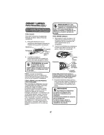 Предварительный просмотр 67 страницы Kenmore 911.9209 Series Use And Care Manual