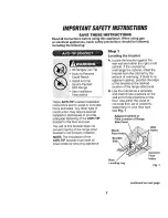 Предварительный просмотр 3 страницы Kenmore 911.94752 Use & Care Manual