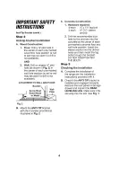 Предварительный просмотр 4 страницы Kenmore 911.94752 Use & Care Manual