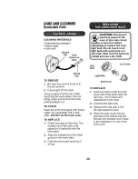 Предварительный просмотр 29 страницы Kenmore 911.94752 Use & Care Manual