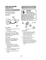 Предварительный просмотр 28 страницы Kenmore 911.95482 Use & Care Manual