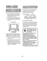 Предварительный просмотр 60 страницы Kenmore 911.95482 Use & Care Manual