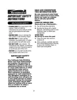 Preview for 6 page of Kenmore 911.95875 Owner'S Manual