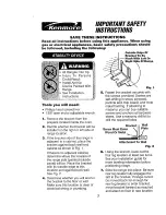 Preview for 3 page of Kenmore 911.95975 Owner'S Manual