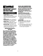 Preview for 6 page of Kenmore 911.95975 Owner'S Manual